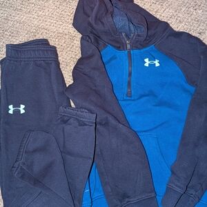 Under Armour Navy and Royal Blue Tracksuit